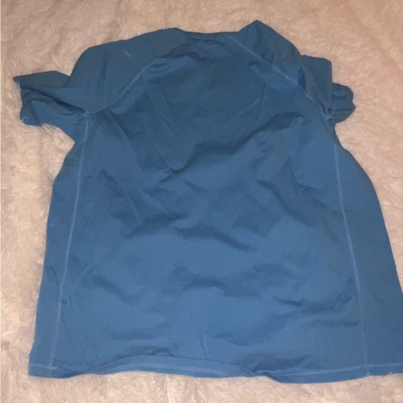NWOT Carhartt Spell Out Relaxed Fit Shirt Blue Graphic 2XL - Picture 4 of 4